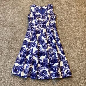 Purple Roses 50s Style Cotton Sundress